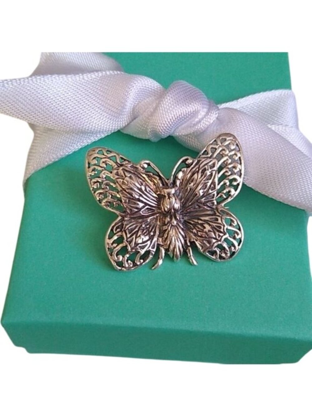 Sterling Silver 925 Butterfly Brooch